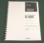 Icom ID-880/H Service Manual: W/full Set Of 11" X 17" Foldouts & Plastic Covers!. Fixed Price $29.00.
