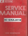 Original Factory Service Manual For Icom IC-04A/AT/E 430 Mhz Fm Transceiver. Fixed Price $19.99.