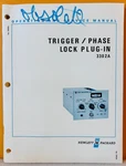 Hp 03302-90003 Model 3302A Trigger / Phase Lock Plug-in Oper & Service Manual.. Fixed Price $29.99.