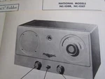 National NC-108R & NC-108T Radio Receiver Photofact. Fixed Price $6.50.
