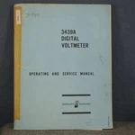 Hp 3439A Digital Voltmeter Operating & Service Manual With Schematics. Fixed Price $19.95.