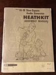 Heathkit Model IG-18 Sine Square Audio Generator Assembly Manual Original Oem. Fixed Price $19.99.