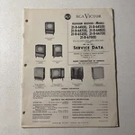 Rca Victor Television Receivers Models 21-D-641, 21-D-645 Service Data 1955. Fixed Price $7.19.