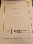 Trygon Electronics Model SHR20-3A Transistorized Power Supply Instruction Manual. Fixed Price $19.00.