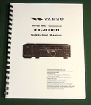 Yaesu FT-2000D Instruction Manual Premium Card Stock Covers & 32LB Paper!. Fixed Price $33.00.