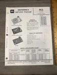 Motorola Record Changer Service Manual Schematic Parts List BR100RC BR107RC Etc.. Fixed Price $20.00.