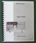 Kenwood T-599A Instruction Manual: 11" X 17" Schematic & Card Stock Covers. Fixed Price $23.00.