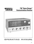 Eico Model DX-718 Space Ranger Solid State Communication Receiver Manual. Fixed Price $12.99.