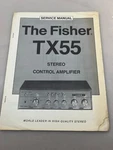 Fisher TX55 Original Service Manual Free Shipping. Fixed Price $9.00.