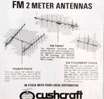 1975 Cushcraft Fm 2 Meter Antennas Advertisement Electronics Vintage DWLL13. Fixed Price $17.49.