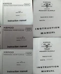 Kepco Power Supply Instruction Manuals Five Models (read Listing) Sold Individua. Fixed Price $12.00.