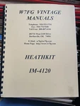 Heathkit Manual For IM-4120 Frequency Counter. Fixed Price $15.00.