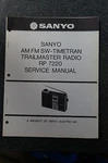 Sanyo RP7220 Service Manual. Fixed Price $21.99.
