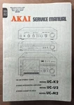 *original* Akai UC-K2 UC-U2 UC-M2 Tuner Amplifier Cassette Service Manual. Fixed Price $19.97.