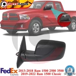 New Left Side Power Mirror Manual Folding Heated Textured For 2013-2018 Ram 1500. Fixed Price $114.80.