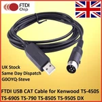 Usb Cat Control Cable Kenwood TS450S TS690S TS790 TS850S TS950S/DX IF-232C Ham. Fixed Price $23.21.