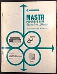 Ge Mastr Progress Line Executive Series Two-way Fm Radio Manual LBI3712. Fixed Price $39.99.