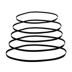Sam&johnny 5 Sizes Turntable Belt Rubber Flat Drive For Repair Replaceme.... Fixed Price $15.87.