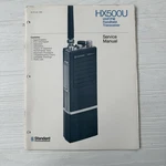 Standard Communications HX500U Uhf Fm Handheld Transceiver Service Manual. Fixed Price $10.00.