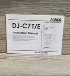 Alinco DJ-C7 T/e Transceiver Radio Instruction Manual Operating Guide Oem Japan. Fixed Price $29.99.