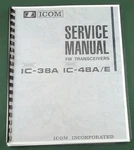 Icom IC-38A IC-48A/E Service Manual: W/11"X32 Schematics & Protective Covers. Fixed Price $28.00.