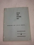 Original Hp 5262A Time Interval Unit Operating And Service Manual 05262-9004. Fixed Price $10.00.