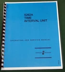 Hp 5262A Operation And Maintenance MANUAL:W/11"X17" Foldouts & Protective Covers. Fixed Price $22.00.