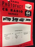 Sams Photofact Radio CB-64 Hy-gain Kris Midland Pearce-simpson Nos. Fixed Price $11.24.