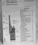 Kenwood TH-48A/E 430/440 Mhz Fm Transceiver Service Manual. Fixed Price $14.99.