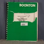 Boonton Model 102E/102F Fm-am Signal Generator Instruction Manual Service Info. Fixed Price $16.95.