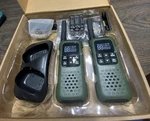 Gocom G9 Analog Walkie Talkies Two-way Radios Long Range Ear Pieces 2 Pack New. Fixed Price $99.00.