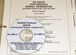 Hp 8657B Synth Signal Generator Service & Operation Manuals W/schematics 3-VOLS. Fixed Price $12.95.