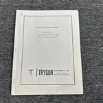Trygon HR60-5A Medium Power Half Rack Series Transistorized Supply Manual. Fixed Price $14.14.