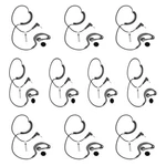 10 X Listen Only G Shape Soft Hook Earpiece For 2 Pin Icom Radio. Fixed Price $95.26.