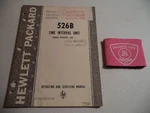 Hp 526B Time Interval Unit Operating And Servicing Manual. Fixed Price $29.97.