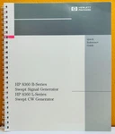 Hp 08360-90126 B-series & L-series Swept Generators Manual.. Fixed Price $29.99.