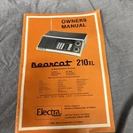 Vintage 1982 Bearcat 210XL Scanner Receiver Owners Manual Complete Extra Channel. Fixed Price $6.00.