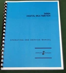 Hp 3466A Operating & Service Manual: W/ 11"X17" Foldouts Protective Covers. Fixed Price $30.00.