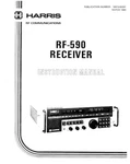 Harris RF-590 Receiver Instruction Technical Manual 562 Pages. Fixed Price $59.95.