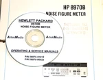 Hp 8970B Noise Figure Meter Operating-service Manuals (2 Vol). Fixed Price $18.25.