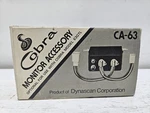Vtg Genuine Cobra Cb Radio Monitor Accessory CA-63 Car Speaker Adapter 63GTL. Fixed Price $33.15.