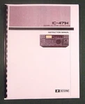 Icom IC-471H Instruction Manual Premium Card Stock Covers & 28LB Paper!. Fixed Price $23.00.