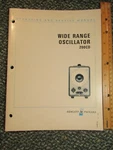 Hp Wide Range Oscillator 200C Operating & Service Manual Original. Fixed Price $14.95.