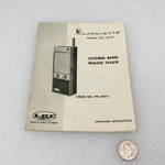 Lafayette Cb Radio Owner's Manual HA-303 Walkie Talkie Instruction Booklet Vtg. Fixed Price $14.99.