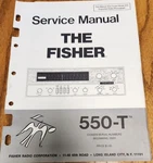 Fisher 550-T Receiver Service Manual Original. Fixed Price $12.50.