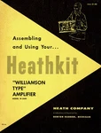 Heathkit Williams Type Amplifier Model W-3AM Assembly Manual: 27 Pages. Fixed Price $19.95.