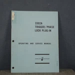 Hp 3302A Trigger / Phase Lock Plug-in Operating & Service Manual. Fixed Price $14.95.