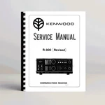 Kenwood R-300 Service Manual. Fixed Price $20.00.