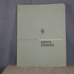 Hp Model 5251A Frequency Converter Operation And Service Manual. Fixed Price $14.95.
