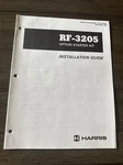 Harris RF-3205 Communications Radio Option Starter Kit Installation Guide Manual. Fixed Price $34.99.